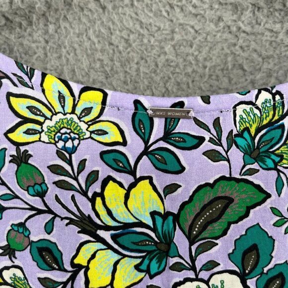 IKKS paris women’s flower print draped blouse size EU 40 NWT - Picture 9 of 14